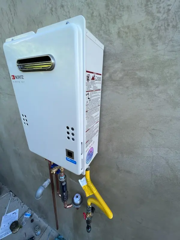 Tankless water heater installation for Tarrant homes